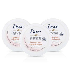 3 Dove Nourishing Body Care Beauty Cream